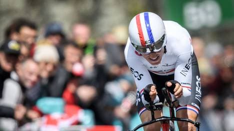 Geraint Thomas musste bei der Tour de Suisse verletzt aufgeben