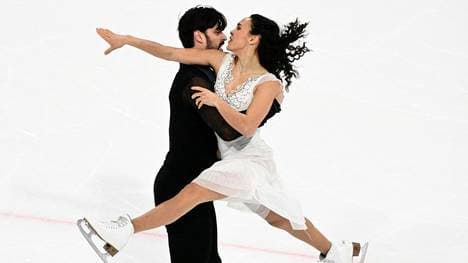 Am Ziel: Janse van Rensburg und  Steffan 