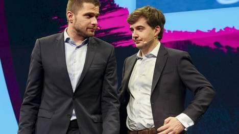 Marc Lenz (l.) und Steffen Merkel vor großer Aufgabe