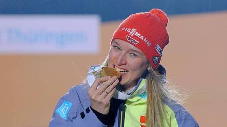 Denise Herrmann-Wick ist bisher die Medaillenlieferantin für das deutsche Team