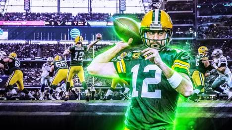 Aaron Rodgers brilliert für die Green Bay Packers