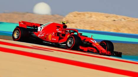 Kimi Raikkönen präsentiert sich in der Wüste in starker Verfassung