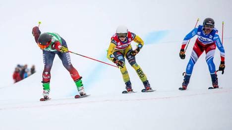 Florian Wilmsmann (Mitte) fehlen nur Zentimeter zum Triumph