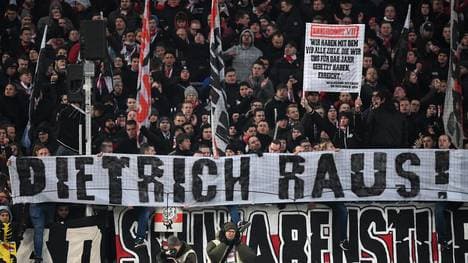 Bei den Fans des VfB Stuttgart hat es Wolfgang Dietrich nicht immer leicht