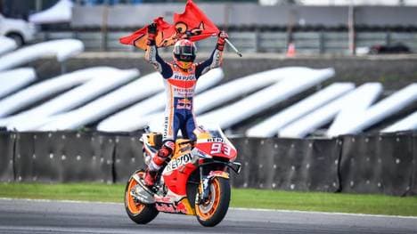 Marc Márquez durfte in Japan seinen zehnten Saisonsieg bejubeln