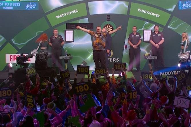 Deutscher Gegner lässt den Ally Pally beben