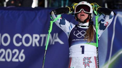 Thea Louise Stjernesund hat die Silbermedaille gewonnen