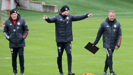 Danny Röhl (Mitte) geht mit Flick zum DFB