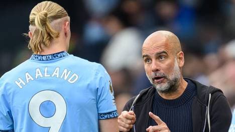 Kann Manchester City (im Bild: Haaland, Guardiola) am 1. Spieltag der Klub-WM ein Ausrufezeichen setzen?