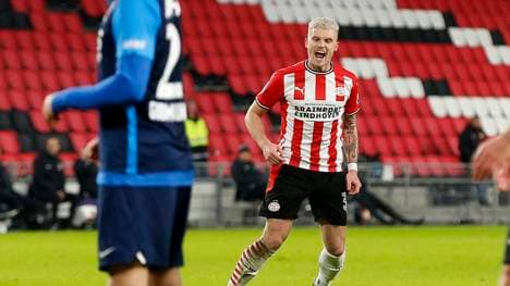 Philipp Max traf für PSV Eindhoven bei der Niederlage gegen AZ Alkmaar
