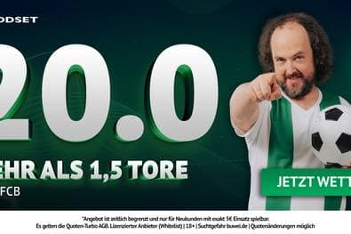 Quote 20,00 statt 1,12! ODDSET zündet den Turbo für PSG vs. Bayern!