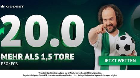 PSG vs. Bayern: Quote 20,00 auf Tore-Spektakel! ODDSET Neukunden-Boost