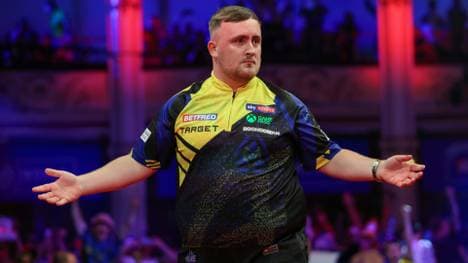 Darts-Weltmeister Luke Littler 