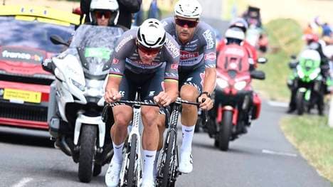 Mathieu van der Poel Mathieu und Jonas Rickaert legten bei der 9. Etappe der Tour de France einen denkwürdigen Ritt hin