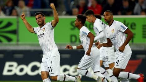 Kevin Volland ebnete Leverkusen mit einem Doppelpack den Weg zum Sieg in Düsseldorf