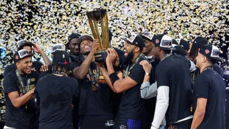 Jubel bei den New York Knicks 