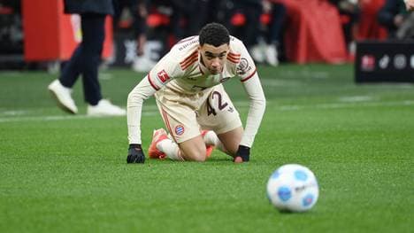 Jamal Musiala auf dem Rasen