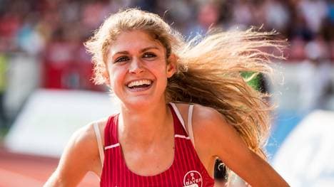 Konstanze Klosterhalfen wurde bei ihrem Comeback in Kortrijk Zweite