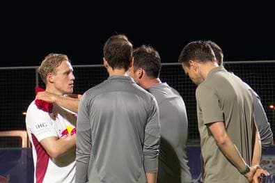 Zoff im Leipzig-Training