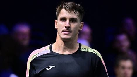 Camilo Ugo Carabelli während der Rolex Paris Masters in Paris.