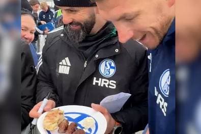 Für Dzeko: Verrückte Aktion der Schalke-Fans