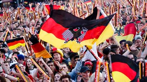 Public Viewing bei der Fußball-WM 2018