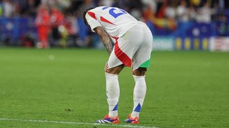 Mattia Zaccagni nach der Niederlage gegen Spanien