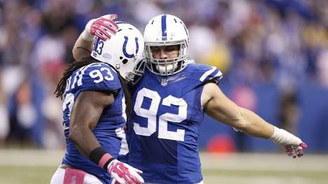 Björn Werner spielt mit den Indianapolis Colts im Londoner Wembley-Stadion
