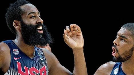 Kyrie Irving und James Harden gewinnen Gold bei der Basketball-WM 2014 in Spanien mit Team USA