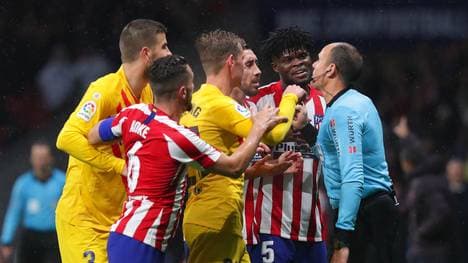 Zwischen Barcelona und Atletico Madrid geht es oft hitzig zu