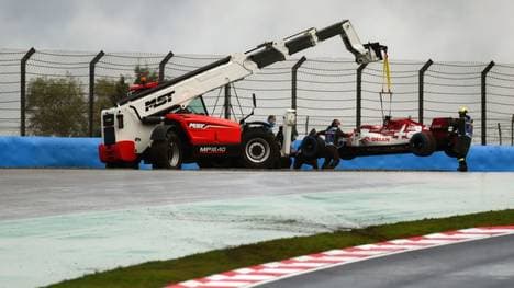 Antonio Giovinazzi war schon vor dem Rennen in einen Unfall verwickelt