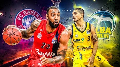 Derrick Williams trifft mit dem FC Bayern auf Peyton Siva (r.) und ALBA Berlin