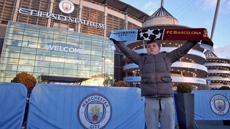 Im Etihad Stadium soll am Dienstagabend das Champions-League-Spiel zwischen Manchester City und dem FC Barcelona stattfinden