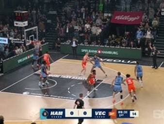 Spiel Highlights zu Veolia Towers Hamburg - RASTA Vechta