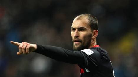 Bas Dost kann am Samstag nicht für Eintracht Frankfurt spielen
