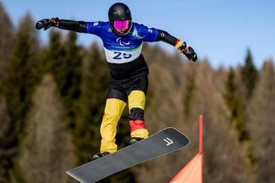 Schmiedt Zehnter im Banked Slalom