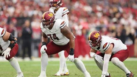 Brandon Coleman (Nr. 74) mit den Washington Commanders