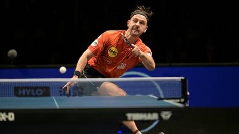 Timo Boll kämpft vergebens um den Sieg