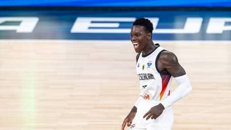 Dennis Schröder feiert mit Deutschland den nächsten Sieg bei der EM