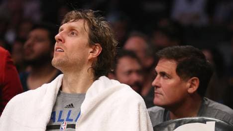 Dirk Nowitzki (l.) und Mark Cuban (r.)