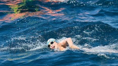 Nathalie Pohl bei der Durchquerung der Cookstraße