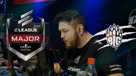 Fatih 'gob b' Dayik steckt mit seinem Team BIG in den Vorbereitungen zum ELEAGUE Major Boston.