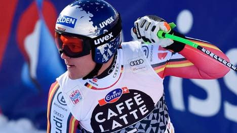 Thomas Dreßen rast bei der Wengen-Abfahrt auf Rang drei