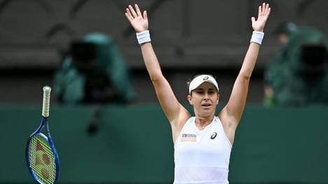 Belinda Bencic bejubelt ihren Halbfinaleinzug