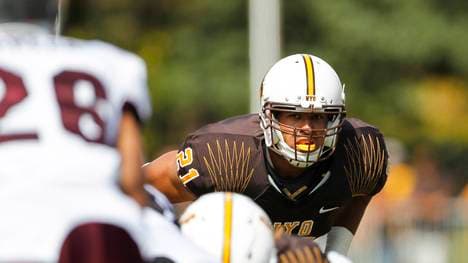 Mark Nzeocha im Einsatz für die Wyoming Cowboys