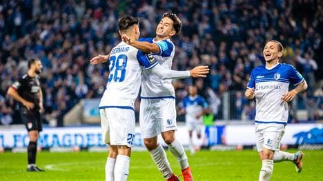 Der 1. FC Magdeburg fährt einen klaren Sieg ein