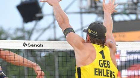 Der deutsche Beachvolleyballer Nils Ehlers