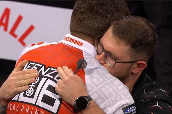 Bewegende Szenen nach deutscher Überraschung