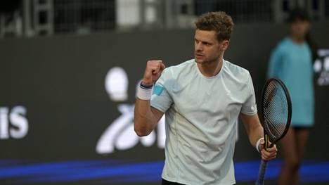 Yannick Hanfmann ist auf Sand in starker Form