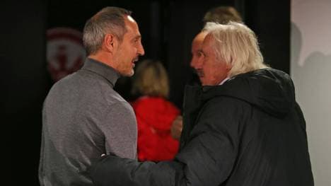 Dragoslav Stepanovic (r.) kann den Abschied von Adi Hütter verstehen